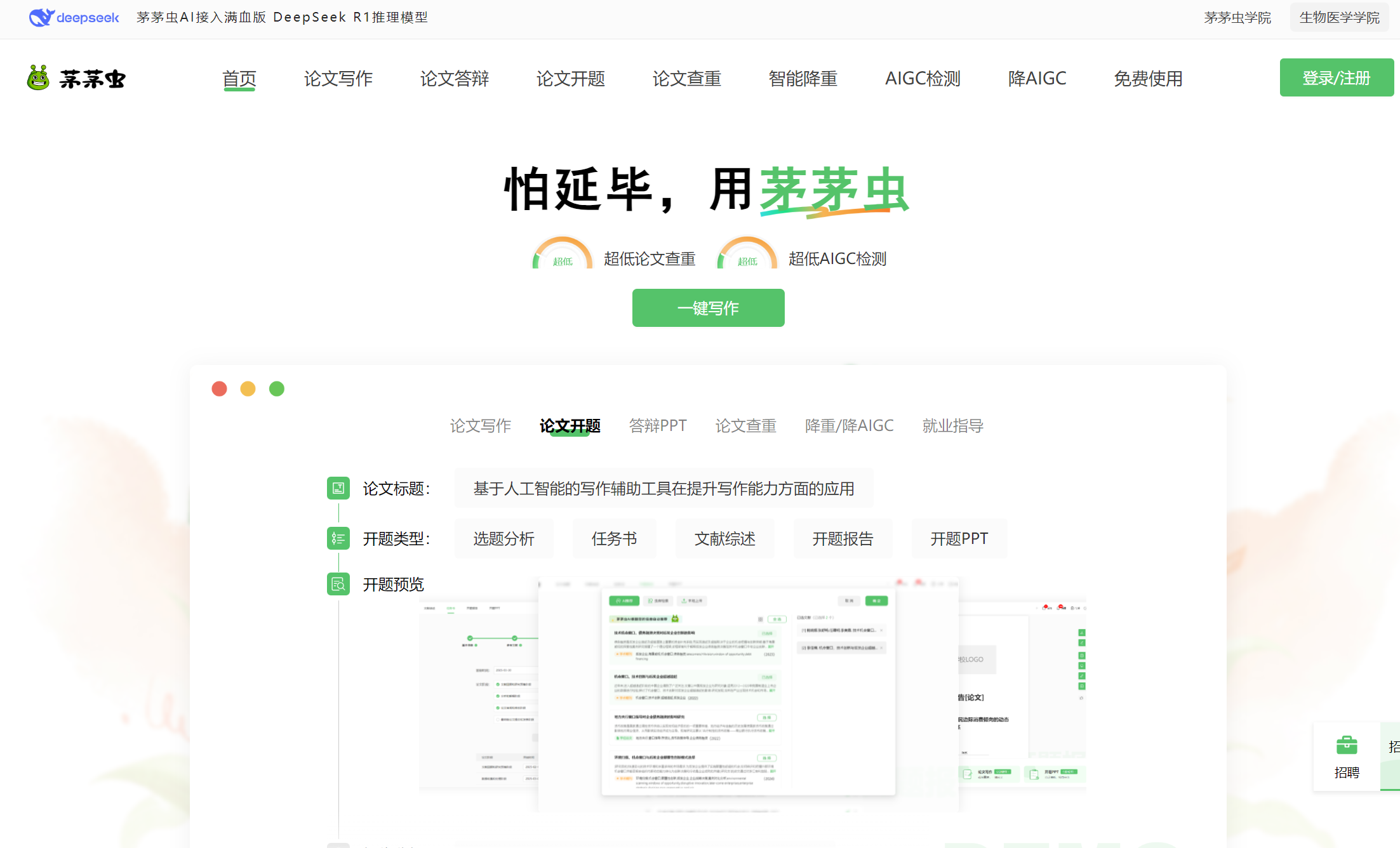 茅茅虫论文写作